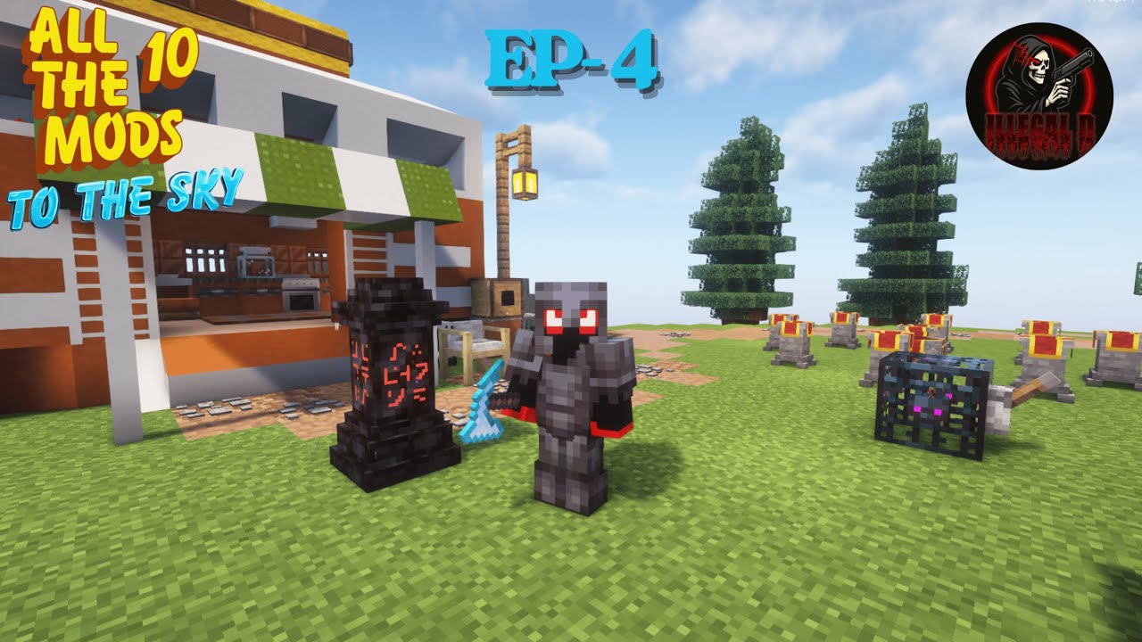 Upgrading EVERYTHING to Netherite and getting a Spawner (For Who?) ATM10TTS EP-4