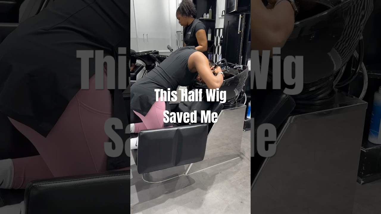 Half Wig Saved Me | Kinky Straight Wig That Looks Natural