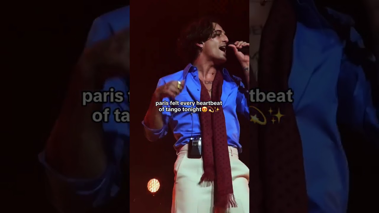 Damiano David &mdash; Tango live in Paris 🇫🇷🎤🔥