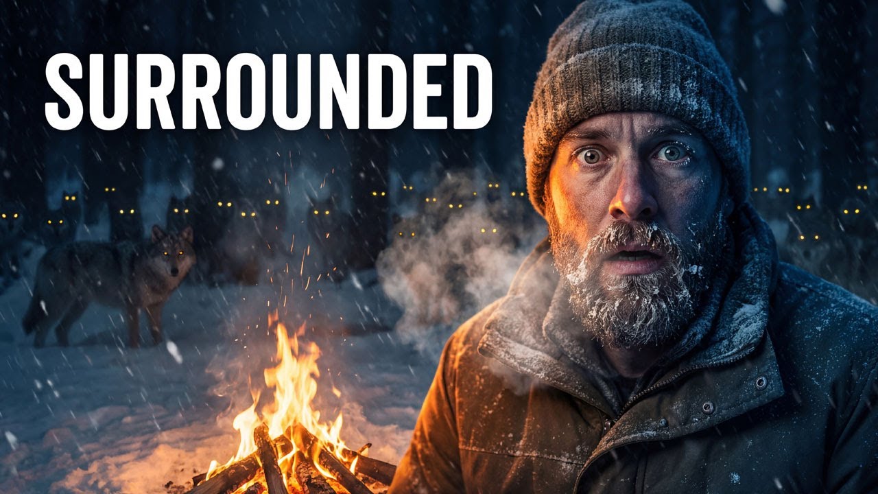 Surrounded by Wolves: A Night of Extreme Winter Survival