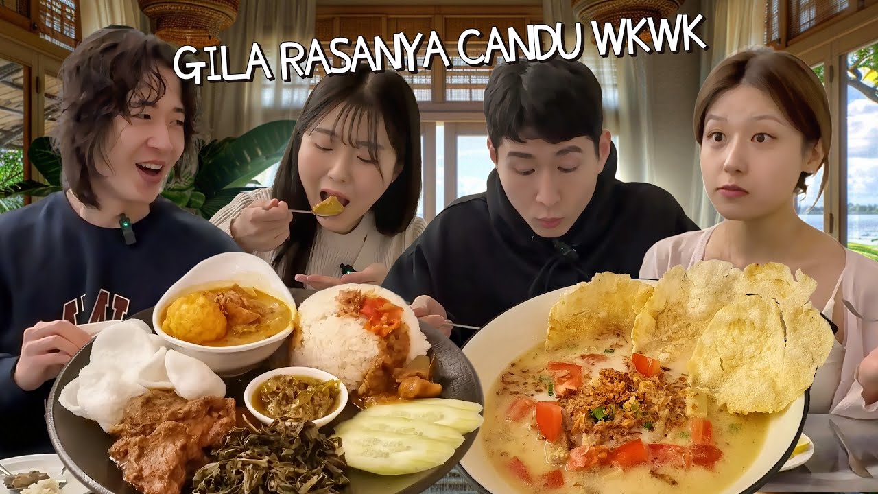 Review Jujur Oppa & Eonnie Korea Pertama Kali Makan Nasi Padang