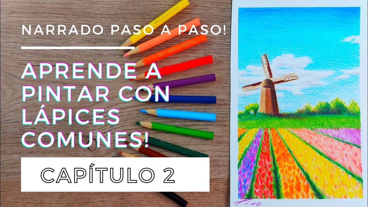 Cómo dibujar REALISTA con LÁPICES Escolares Paso a Paso 2 Parte