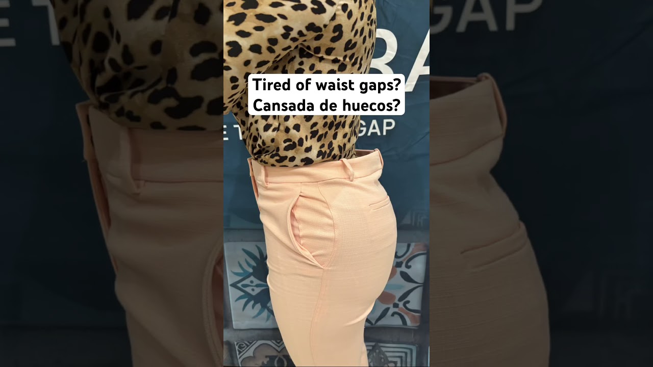 Finally, pants that close the waist gaps! #eshora #closethewaistgap #curvyfashion #midsizefashion ⏳