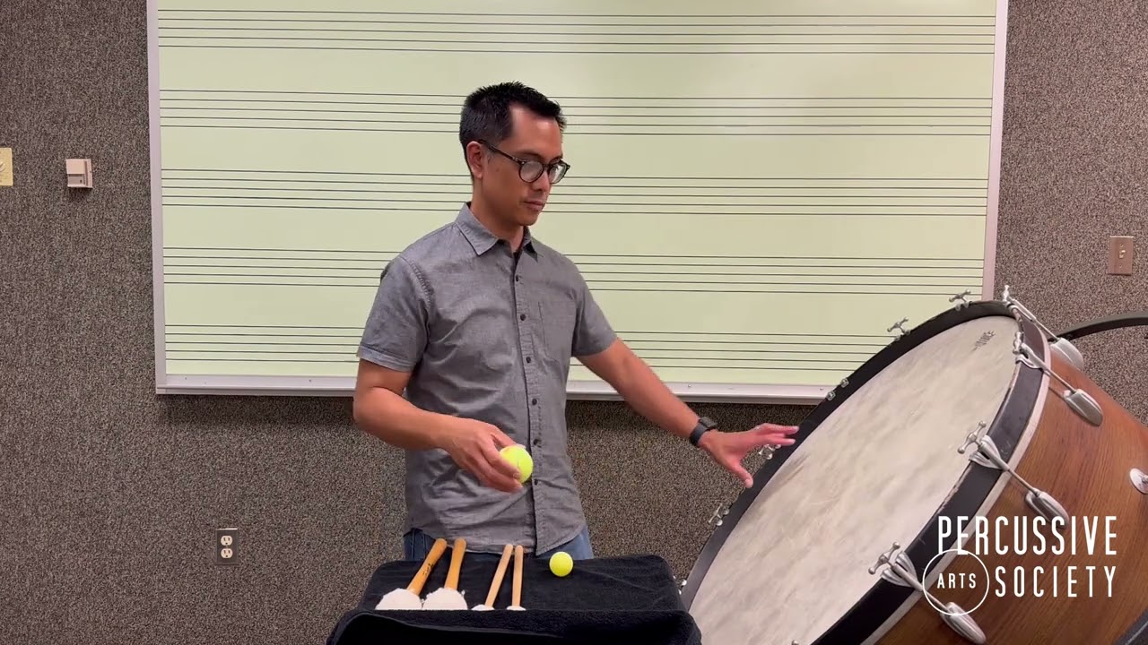 Mallet Choice for the best Concert Bass Drum Roll with Oliver Molina for the PAS Classroom