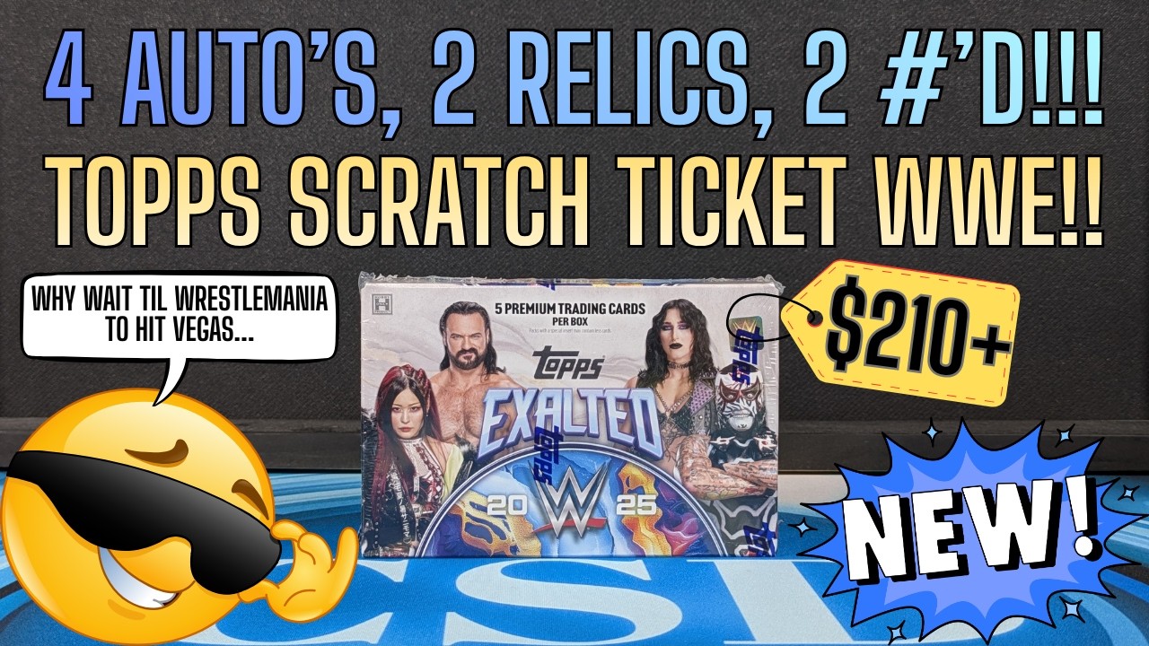 Обзор коллекционного набора Topps Exalted WWE 2025 года!!