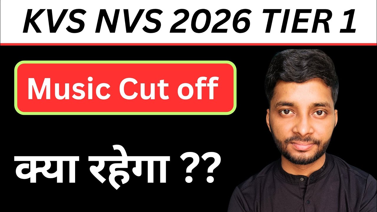KVS Music Teacher Cut Off Tier 1 #kvsmusicteacher