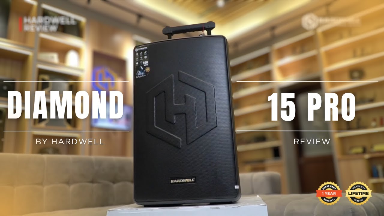 HARDWELL DIAMOND 15 PRO 🔊 Portable 15 Inch, Suaranya Mantap‼️