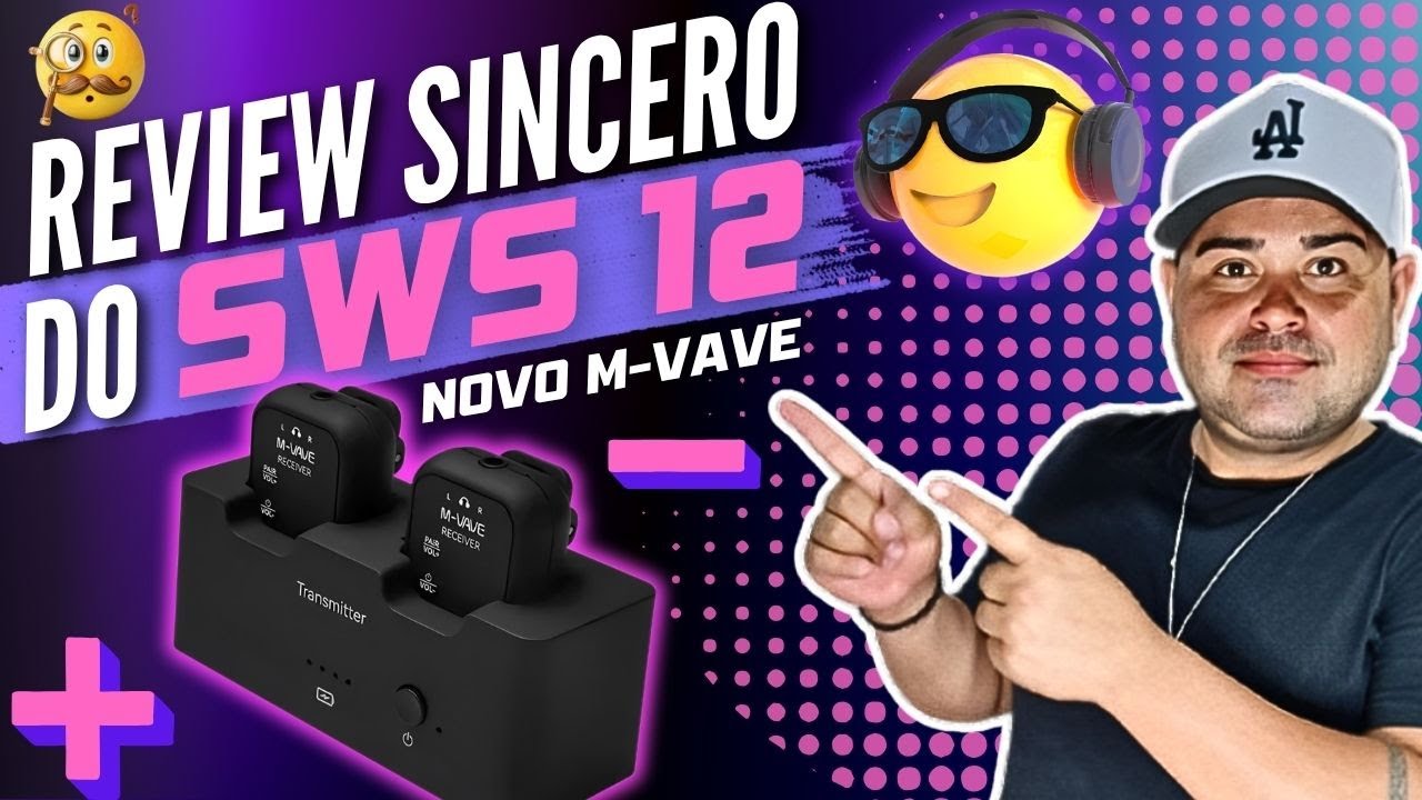 👉 Esse MONITOR IN-EAR Sem Fio da M-VAVE Vai Mudar o Palco! Review SINCERO do SWS12