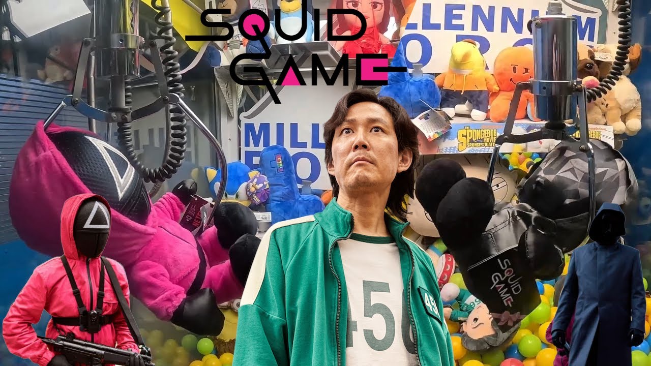 30 PLAY CHALLENGE ON SQUID GAME MAXX GRAB CLAW MACHINE