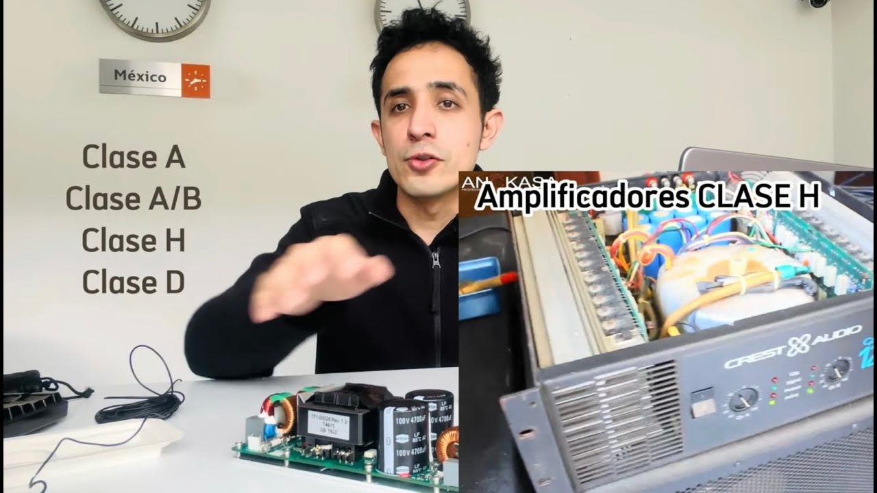 Estos son los Amplificadores Clase A, A/B, H , D, Altavoces Activos y Pasivos #amplificador
