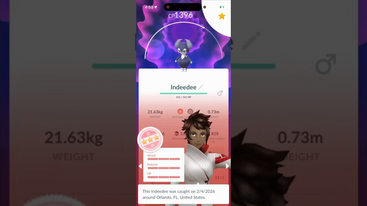 💯I Hatched THIS 100 IV Pokemon in Pokemon Go!💯 #shorts #pokemon