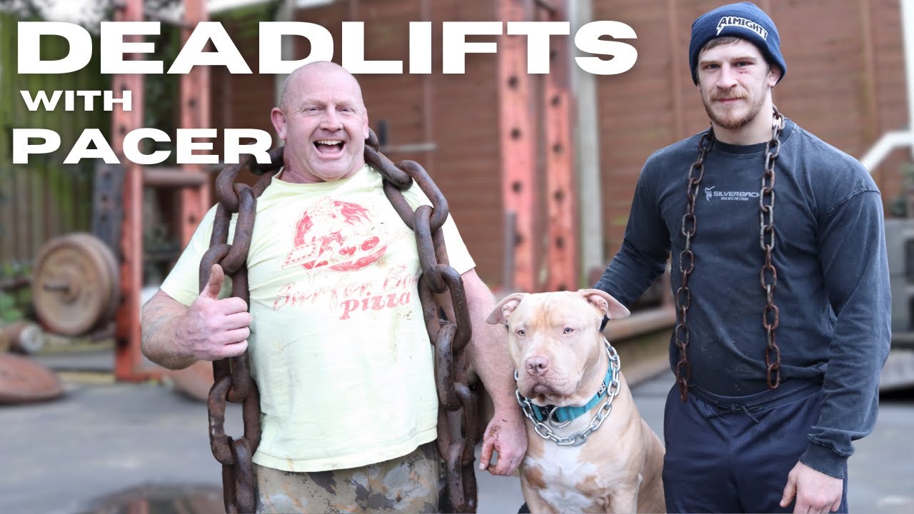 ARNOLD ALLEN DEADLIFTS WITH BIG PACE
