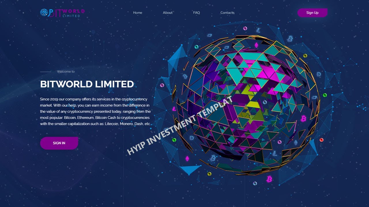 Buy HYIP Template || Buy HYIP Website || Ehyip.net