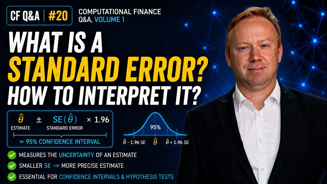 What is a standard error? How to interpret it?