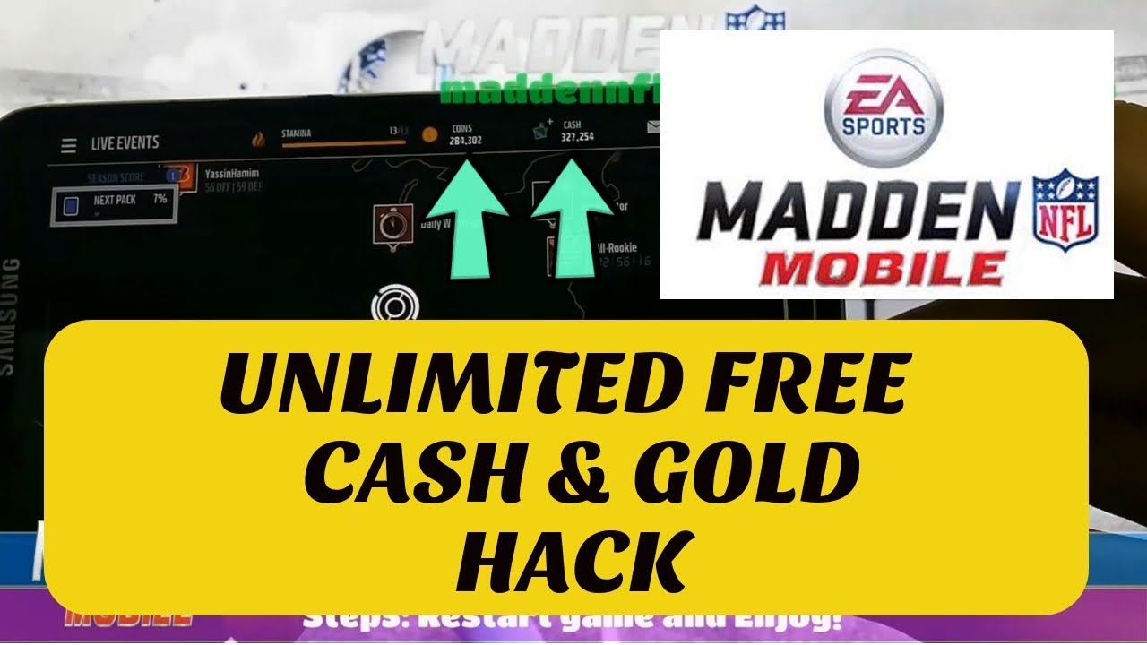 Madden NFL Mobile Hack & Cheats - Madden NFL Mobile Free Cash and Gold Android/IOS