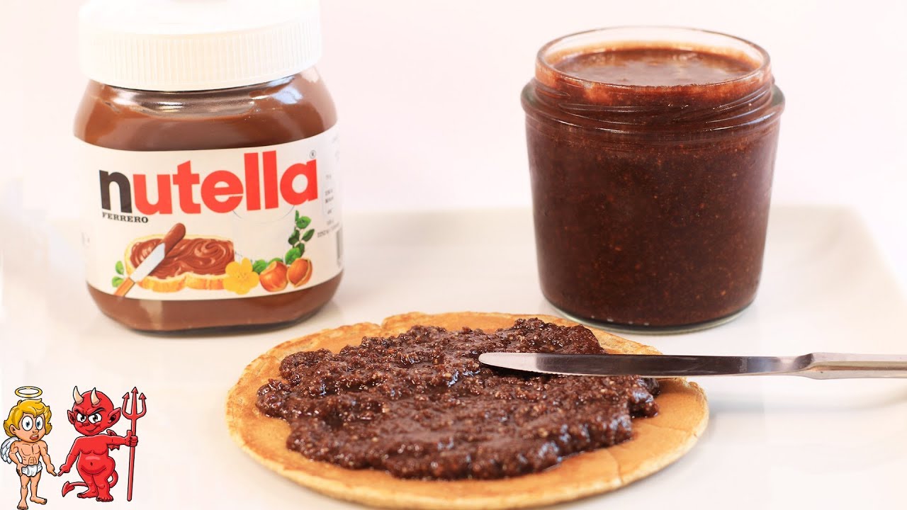 CÓMO HACER NUTELLA LIGHT🍫RECETA CASERA SALUDABLE