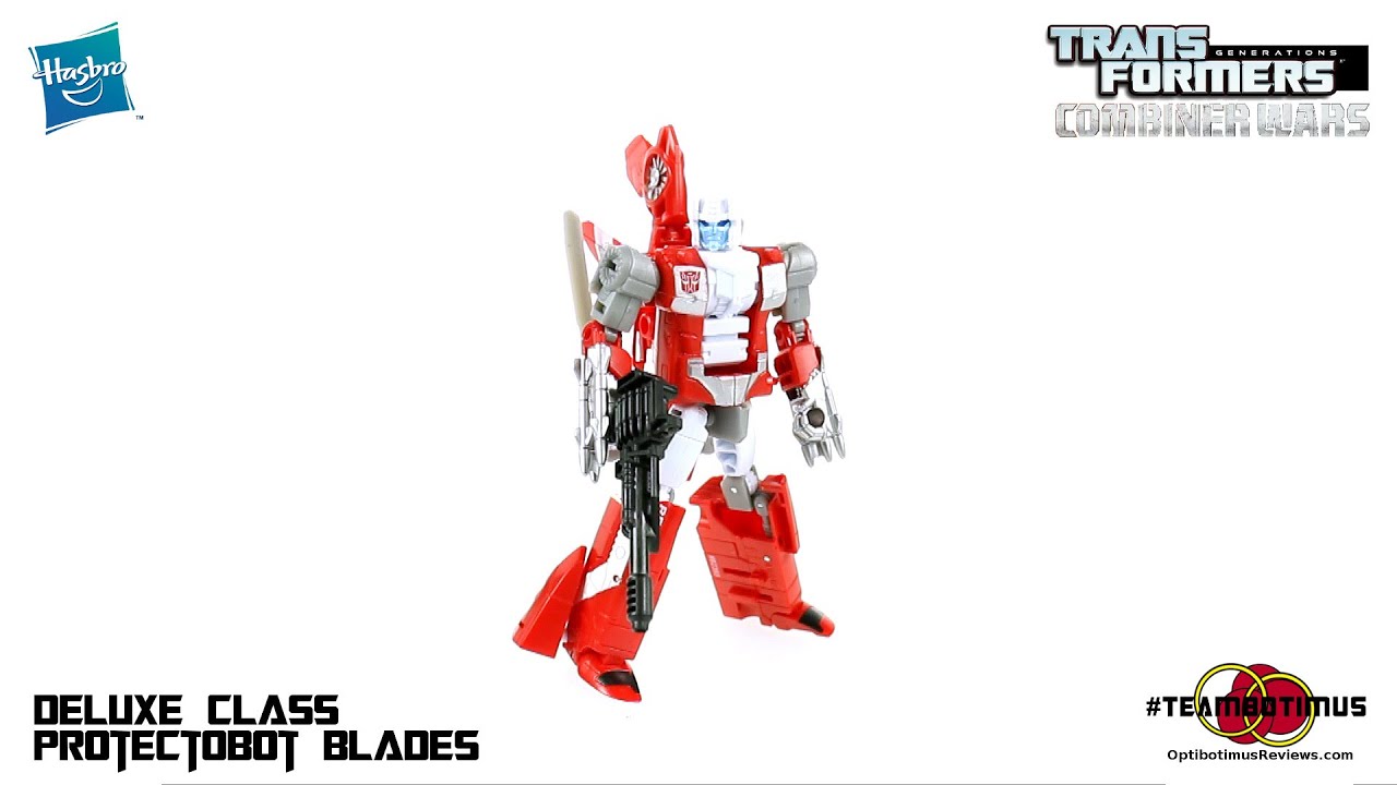 Video Review of the Transformers Combiner Wars: Deluxe Class Protectobot BLADES