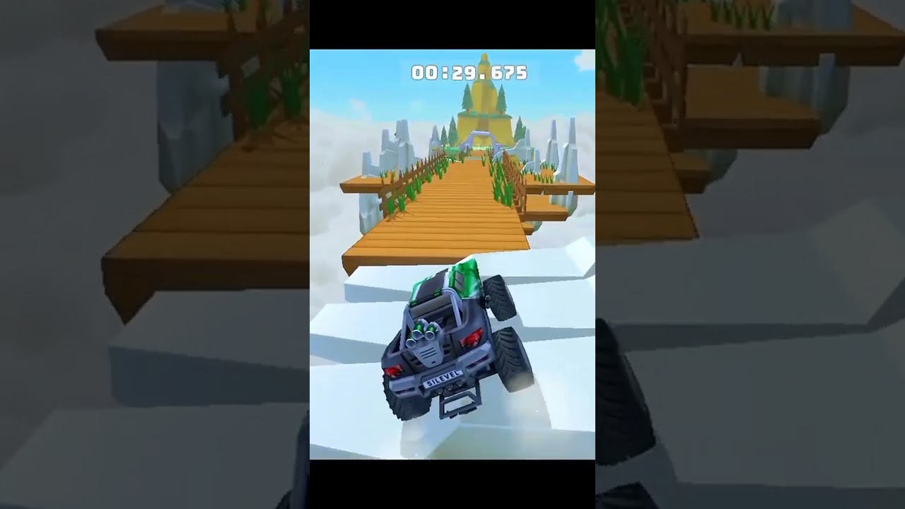 Mountain climb stunt