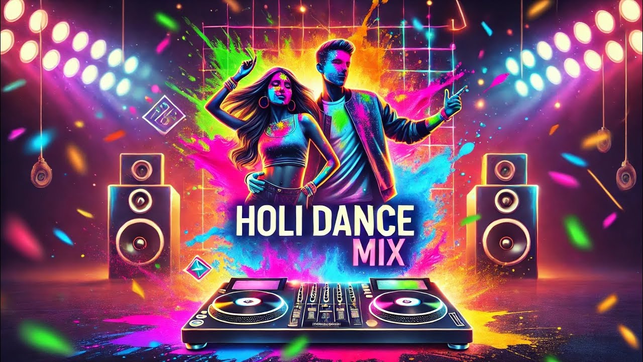 HOLI DANCE MIX | Ultimate Holi Remix 2025 |Best Bollywood Holi Mashup | Dance & Celebrate the Colors