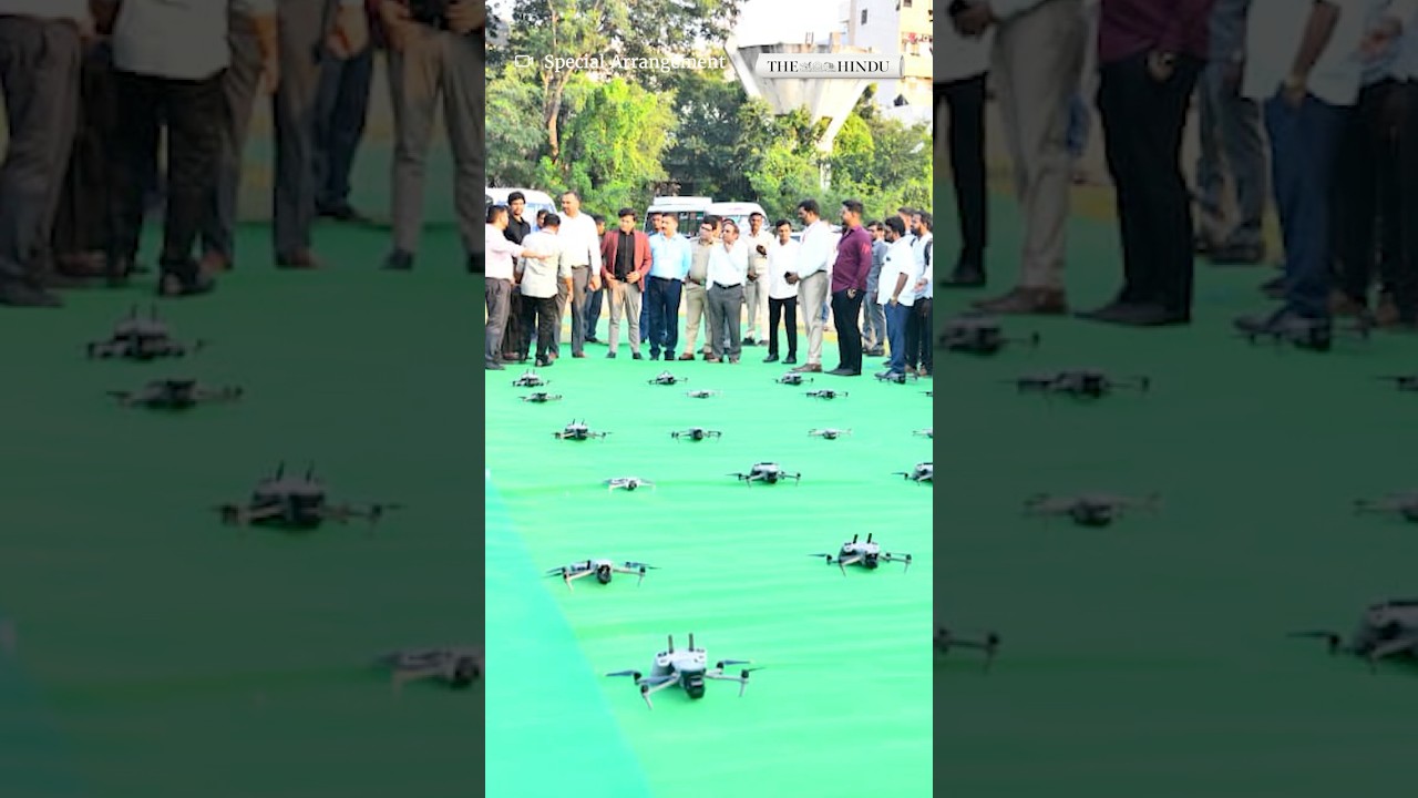 High-tech voting: Drones patrol Jubilee Hills polls