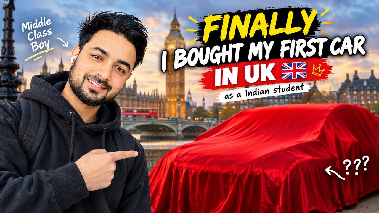 Finally I bought my First car in UK 🇬🇧 As an Indian student | Middle class dreams