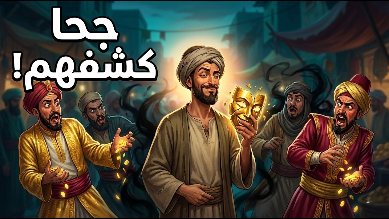 جحا يدخل سوق الحكمة ليشتري الفطنة… لكن ما فعله صدم الجميع