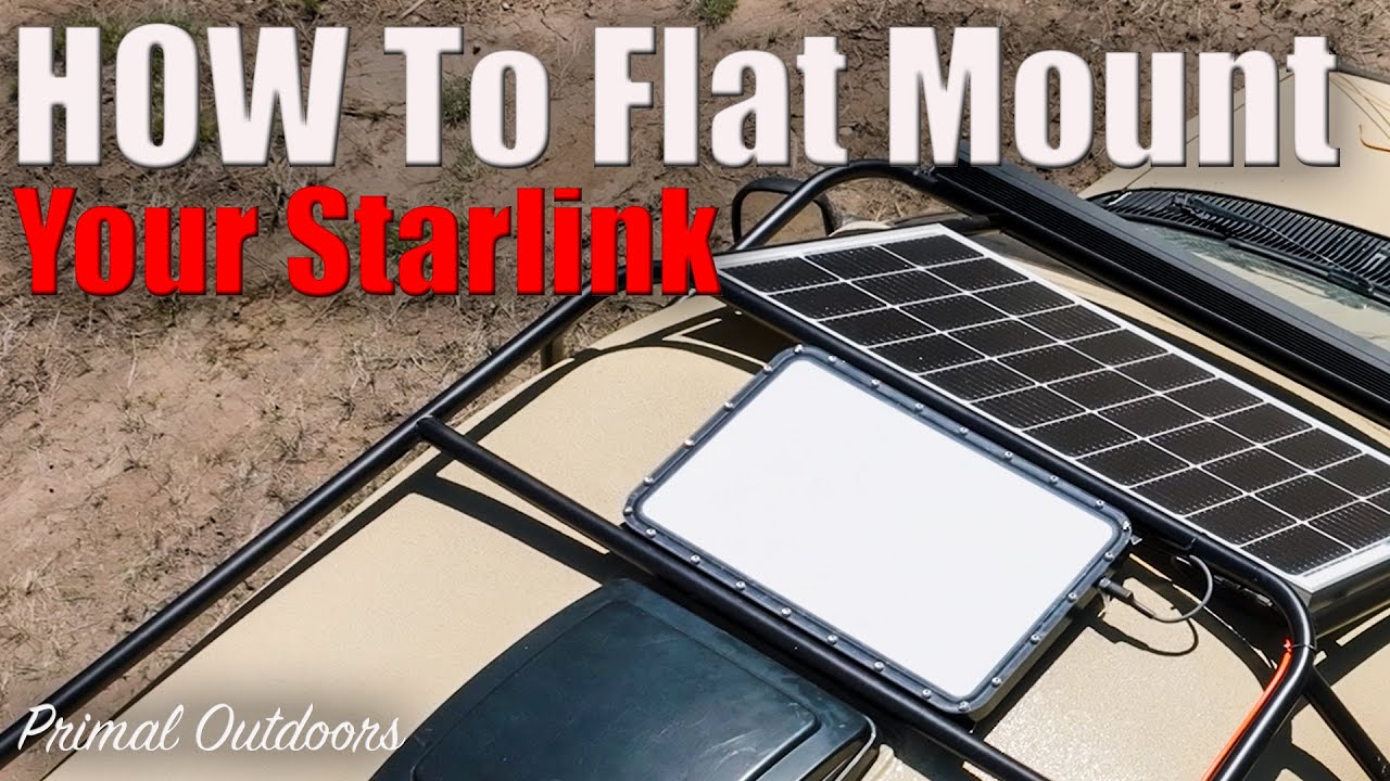 How to Flat Mount your Starlink with Star-mount