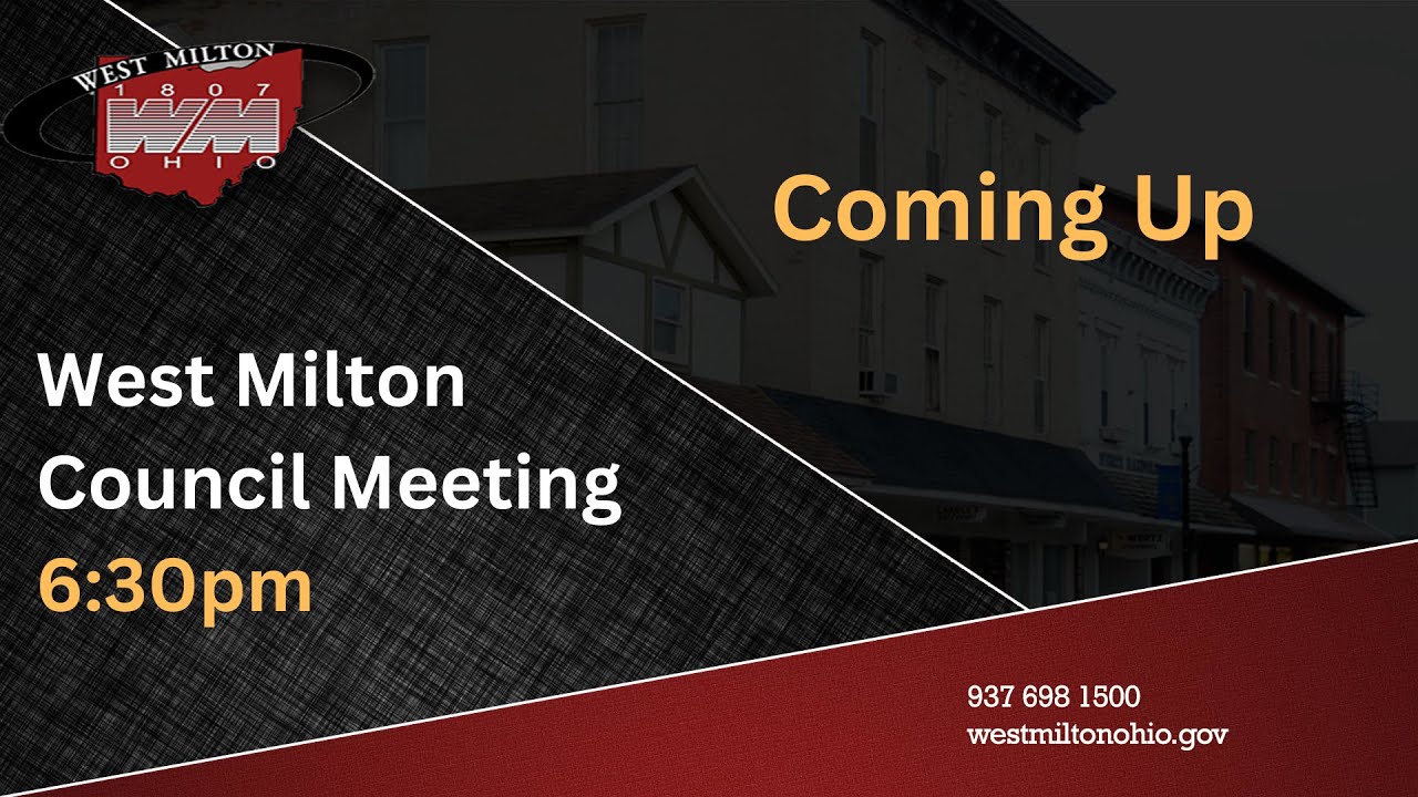 West Milton Council Meeing 10/14/2025