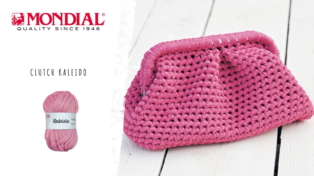Clutch con filato Kaleido - Step by step