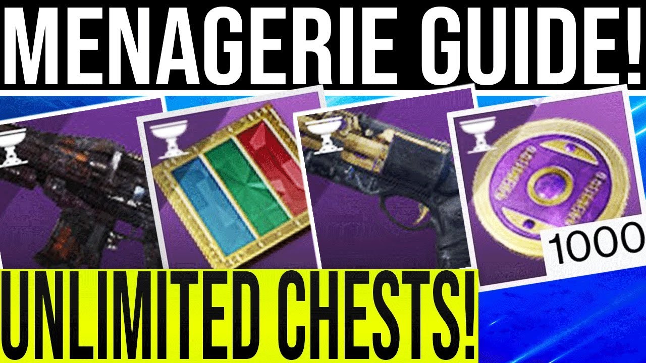 Destiny 2. UNLIMITED MENAGERIE CHESTS! Everything You Need To Know About The Menagerie! (Loot Farm)
