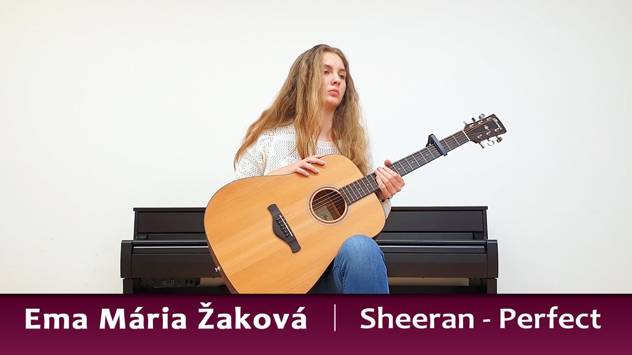 Ema Mária Žaková | Ed Sheeran - Perfect (fingerstyle) | Gitarová akadémia