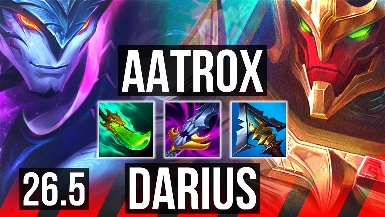 AATROX vs DARIUS (TOP) | Good KDA: 13/1/3 | KR Master | 26.5