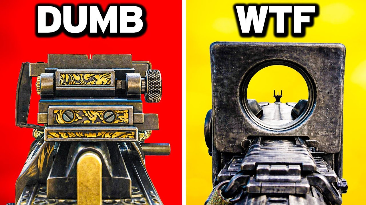 Худший прицел в каждой игре Call of Duty.