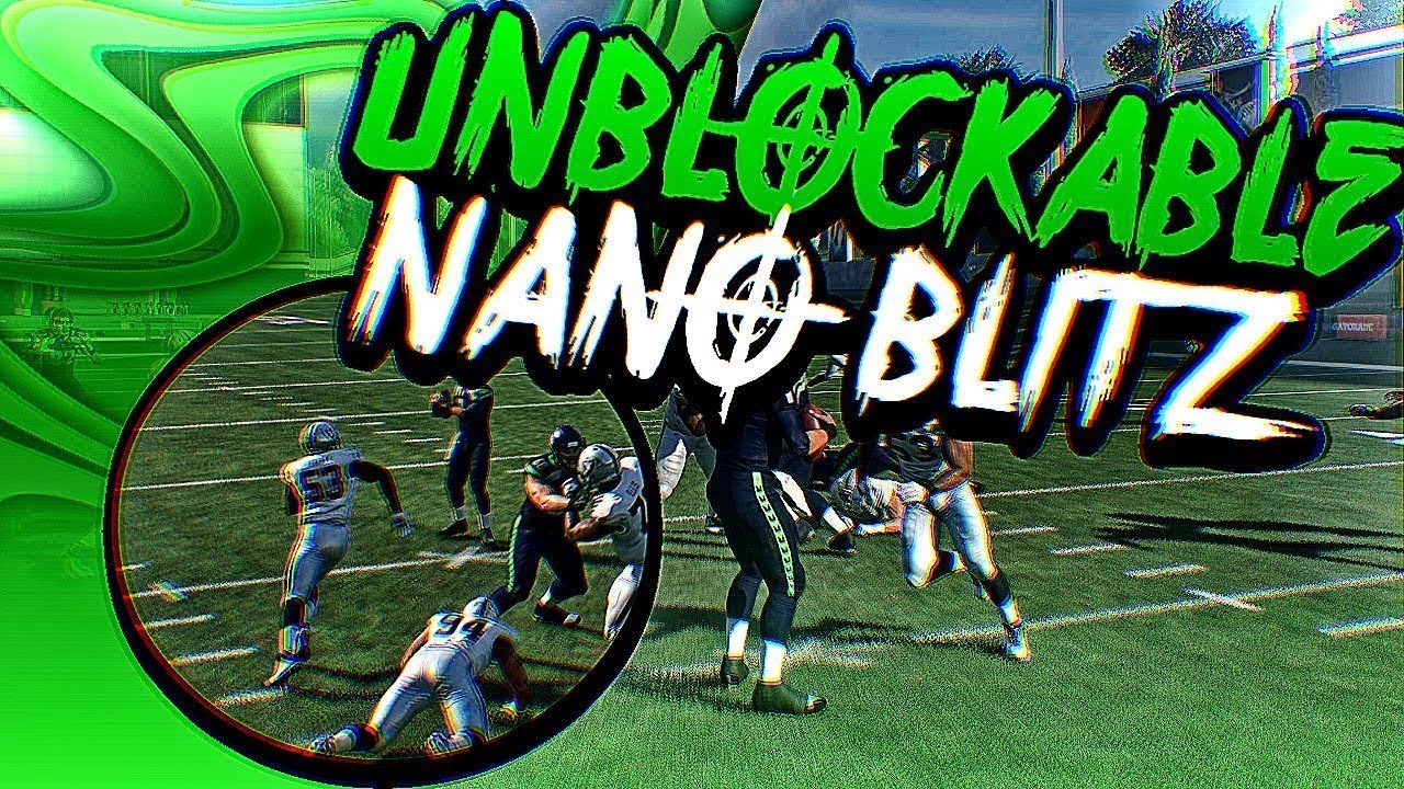 UNBLOCKABLE DOUBLE EDGE NANO BLITZ IN MADDEN 20! | EASIEST NANO BLITZ IN MADDEN 20