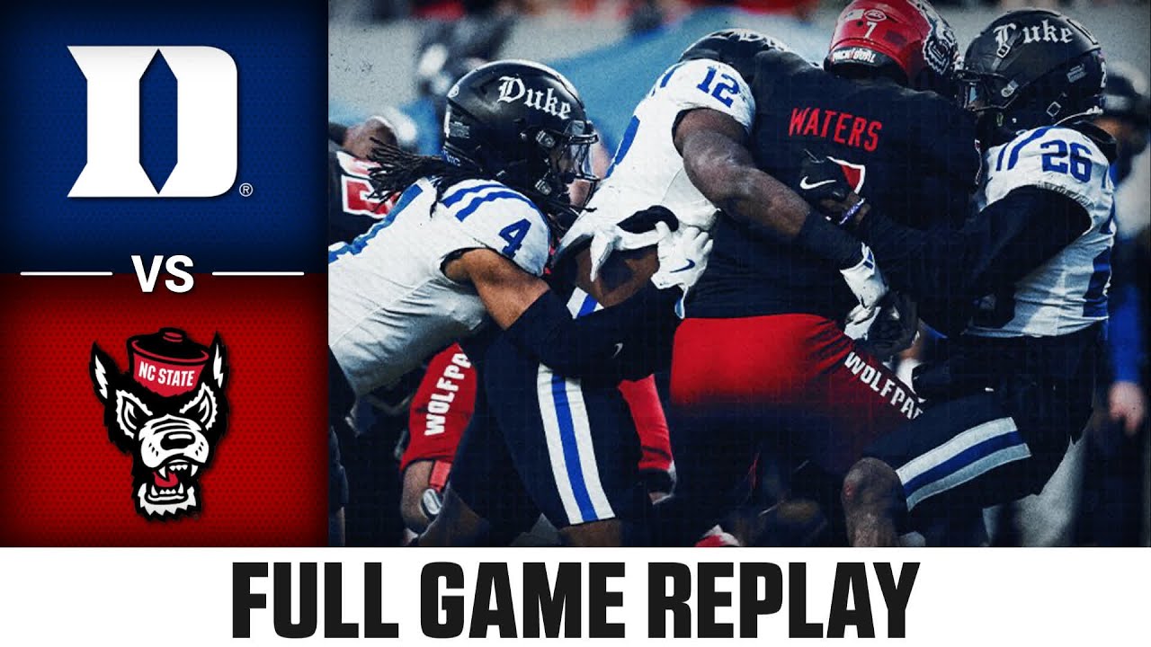 Duke vs. NC State Full Game Replay | 2024 ACC Football