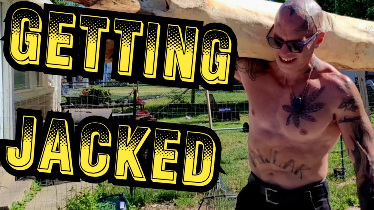 Get JACKED! 🤪 D.I.Y. LOG WEIGHTS 🤪 3-WEEK ACCIDENT UPDATE. Shoutout to my brother ​⁠@Justin of all trades