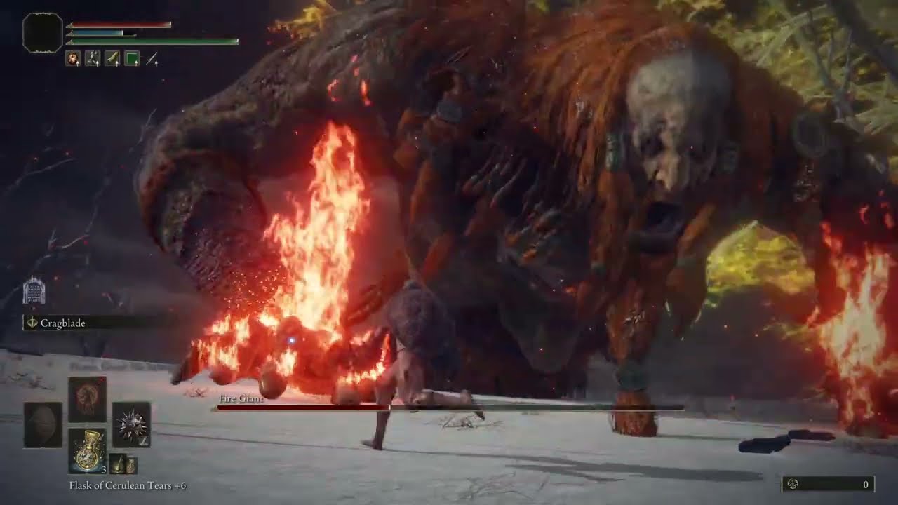 Finally Defeated Fire Giant at level 1 🔥 without armour | Elden Ring | Level 1 Gameplay | 4K