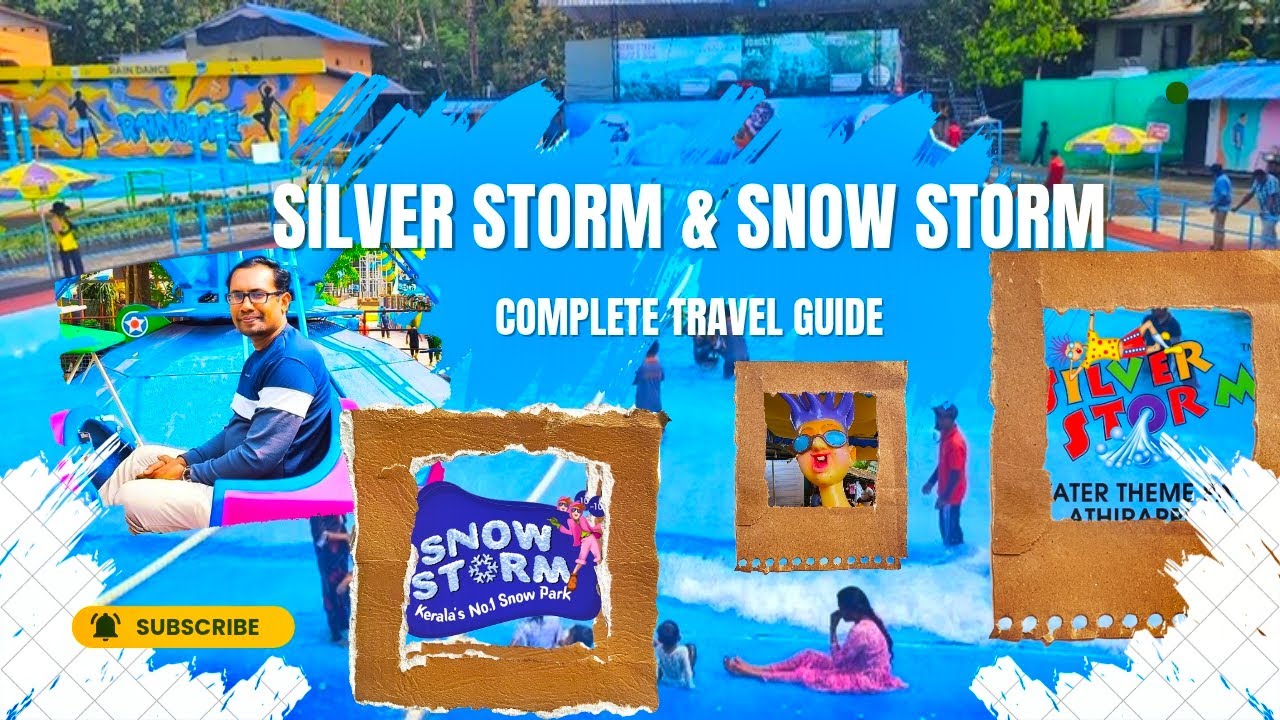  സിൽവർ സ്റ്റോം | Silver storm water theme park | Snow storm | Thrissur tourist places