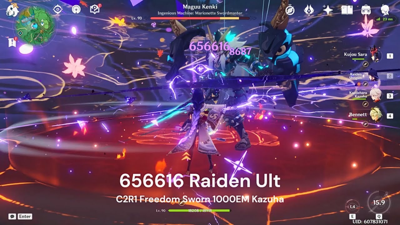 Difference Between C0 F2P Kazuha, C0 Chevreuse, and C2R1 Freedom Sworn Kazuha For Raiden