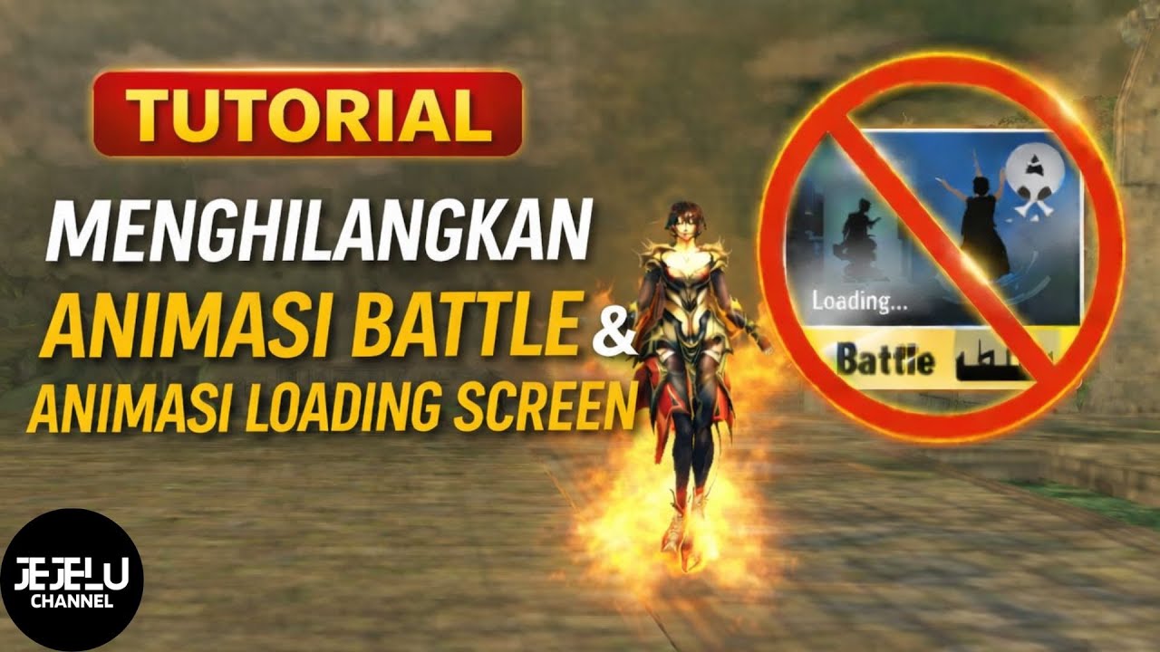 Tutorial Menghilangkan Animasi 