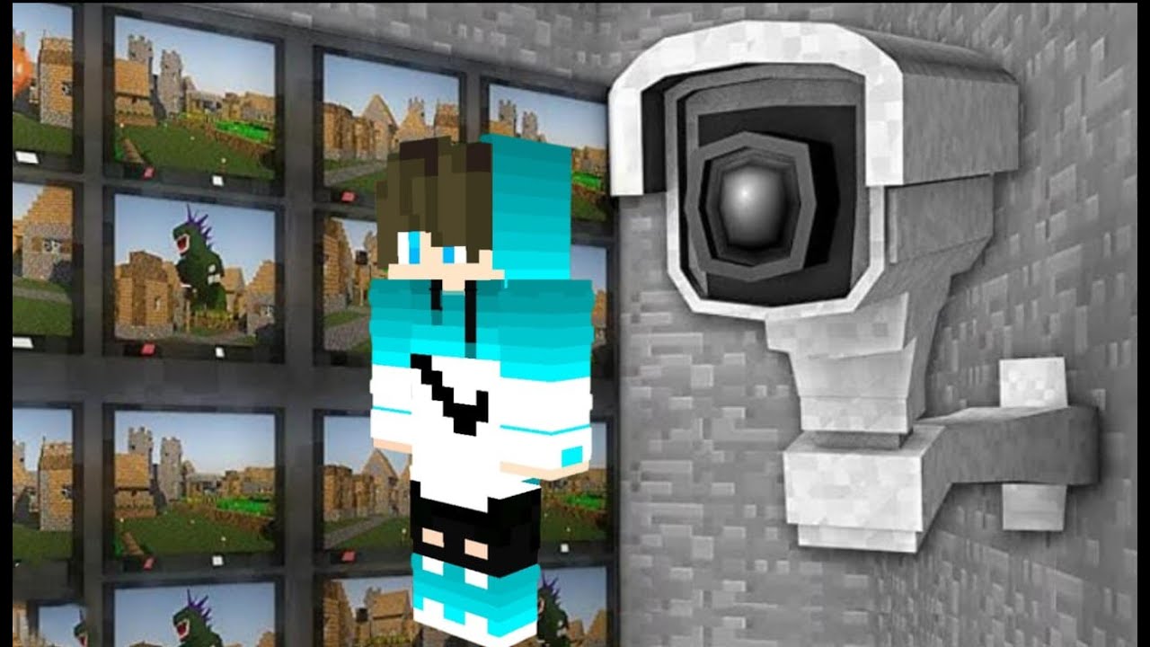 Instale Camaras De Seguridad En Mi Aldea De Minecraft