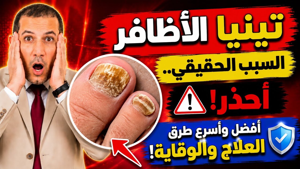 فطريات الأظافر🤔 تينيا الاظافر : تعرف على أسبابها وأعراضها والوقاية منها 😣📝 وروشتة علاج📋 👍👌💇