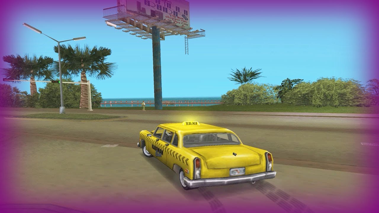 Grand Theft Auto: Vice City - Taxi Mission / 100 Fares in a Row - Walkthrough / Let's Play