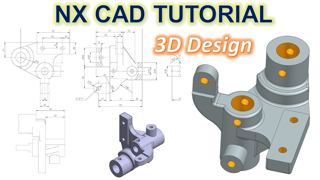 NX CAD Tutorial #77 | 3D Model Basic Beginners