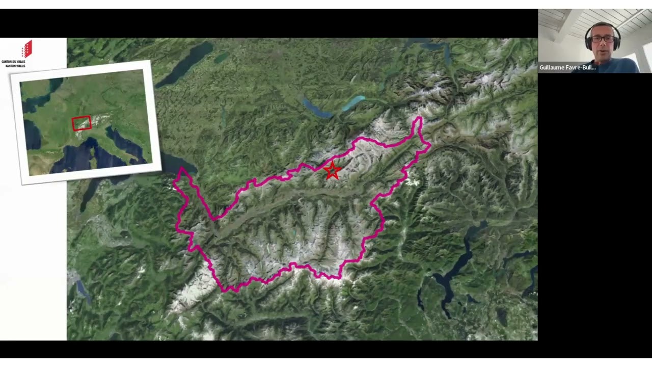 Early Warning and Response of the Blatten glacier collapse, by Guillaume Favre-Bulle