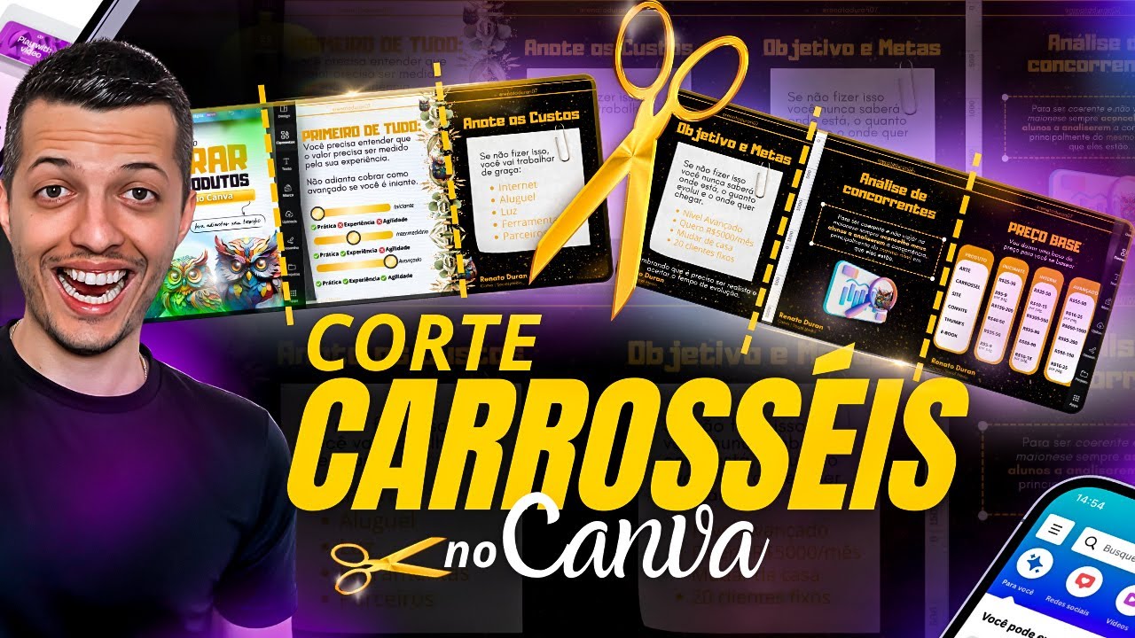 Como Cortar Carrossel Infinito no Canva [Passo a Passo]