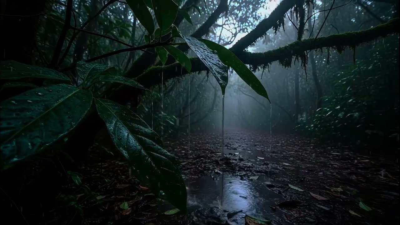 Relaxing Rain Ambience | Deep Sleep, Sound Therapy, Nature Sounds, Healing Music