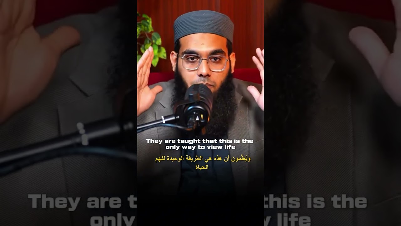 Distance from religion is due to the materialistic lifestyle 