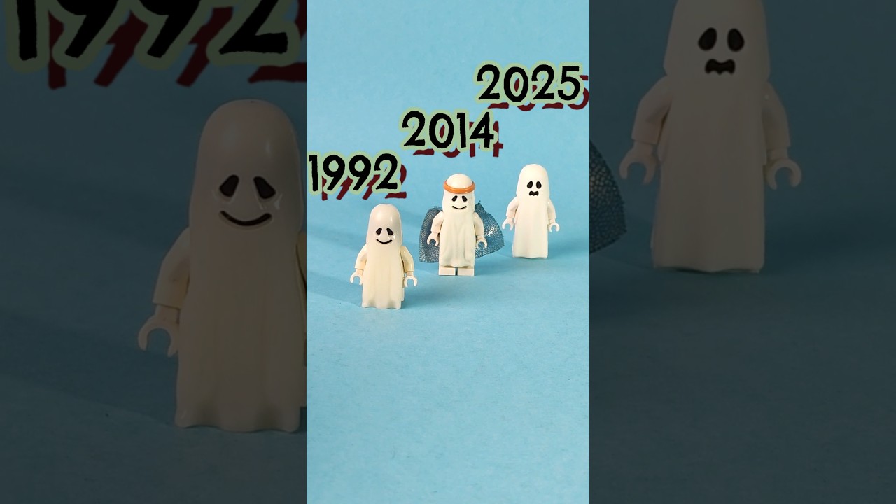 Duszki z LEGO / 1992 vs 2014 vs 2025 / por&oacute;wnanie