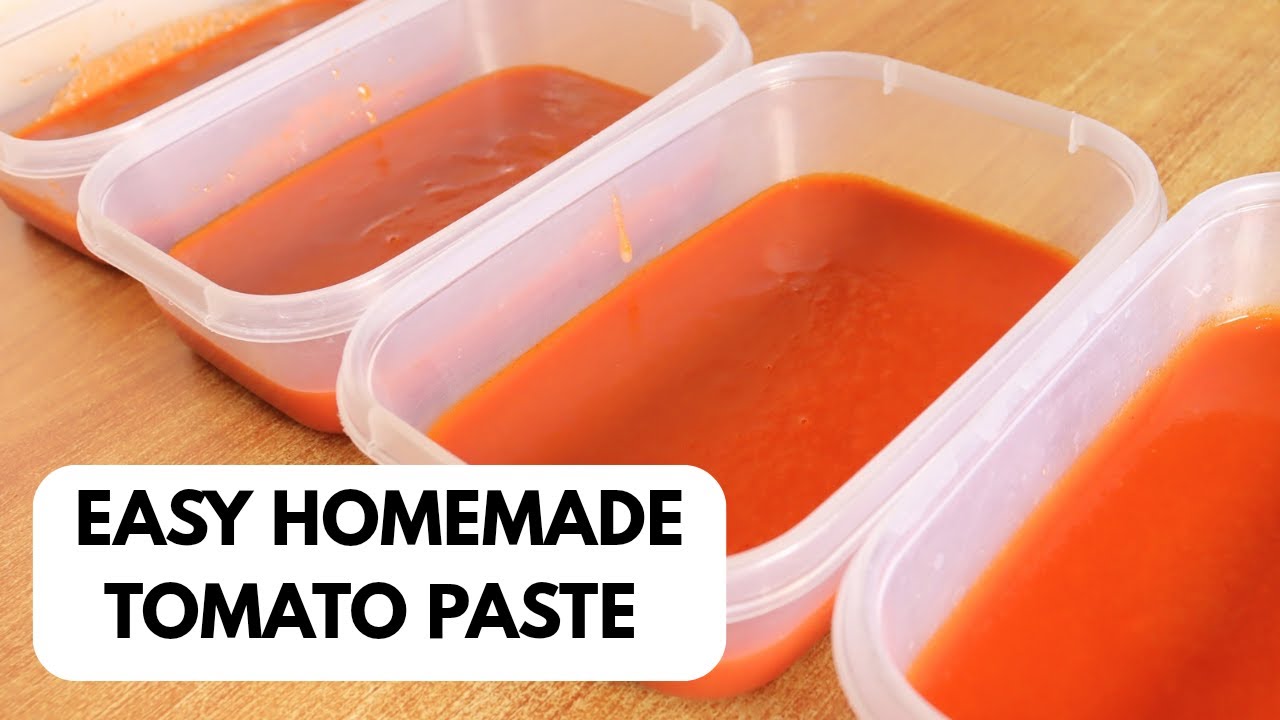 How to Make Easy Homemade Tomato Paste | Preserve Tomatoes When They're Cheap!